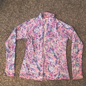 Lilly Pulitzer athletic zip up jacket
